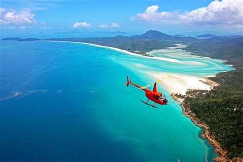 Great Barrier Reef Helicopter Tour with Whitehaven Landing in Whitsundays | My Guide Whitsundays