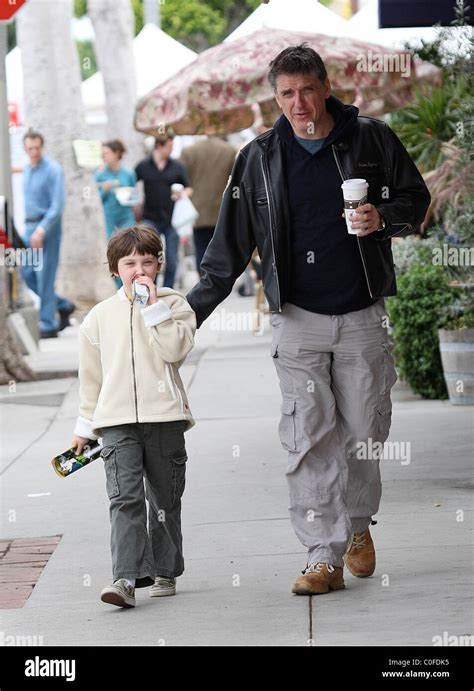 The Late Late Show' host Craig Ferguson with his son Milo Ferguson Los Angeles, California - 25. ...