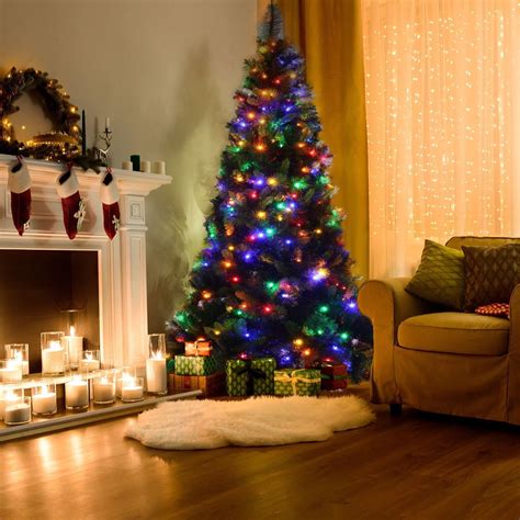 10+ Colored Lights Christmas Tree Ideas – DECOOMO