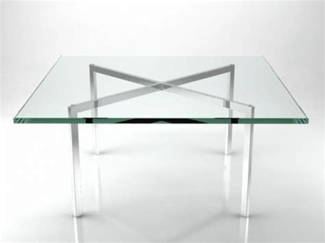 Barcelona Table 3d model | Knoll, USA