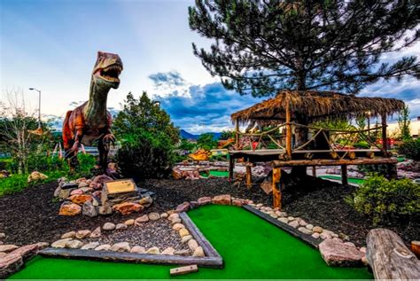 Lost Island Is A Dinosaur-Themed Mini Golf Course In Colorado