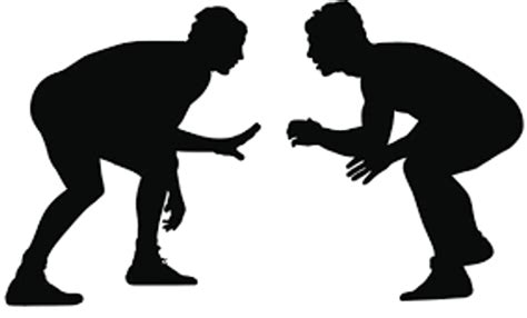 View and Download hd Wrestling Silhouette Transparent Image - Wrestling ...