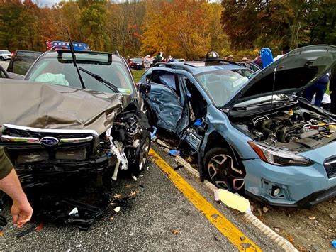 Crash at Orange County traffic circle damages 2 cars