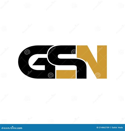 Letter GSN Simple Monogram Logo Icon Design. Stock Vector - Illustration of finance, connection ...