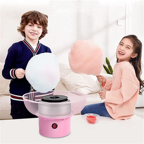 SSAWCASA Pink Cotton Candy Machine For Kids - With Splash-proof Plate | Wayfair