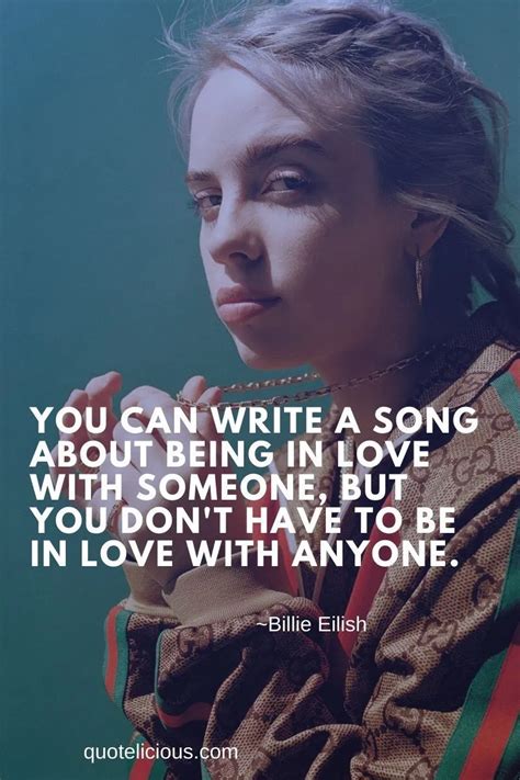 56+ Inspiring Billie Eilish Quotes and Sayings (With Images) For 2020 | Billie eilish, Singer ...