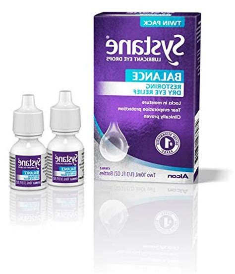 Systane Balance Lubricant Eye Drops, Twin Pack, 10-mL