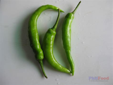 Sili | Philippine Chili - Siling Mahaba, Siling Labuyo ~ Philippine Food