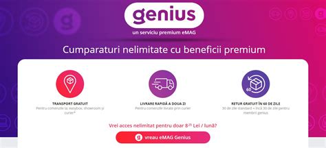 eMAG lansează Genius, un serviciu premium cu livrare rapidă și multe ...