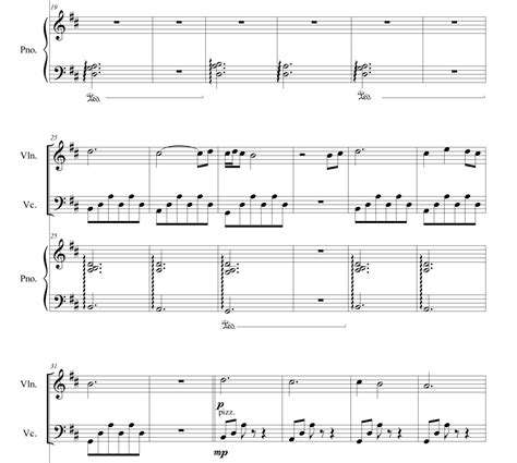 I Giorni Sheet music - Ludovico Einaudi - Trio - Violin - Cello - Piano