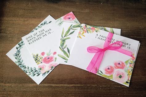 Mother's Day Blessing Cards: Free Printable | More Like Grace