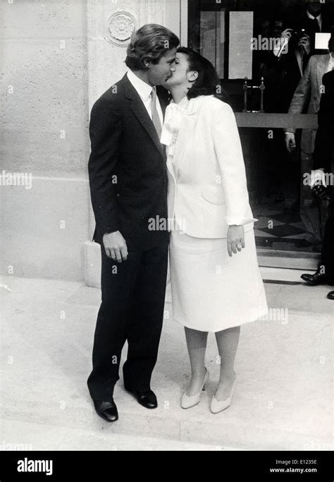 Christina Onassis marries Thierry Roussel Stock Photo, Royalty Free Image: 69502538 - Alamy