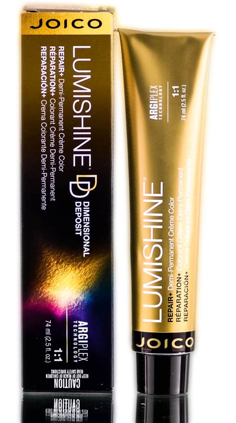 Joico Lumishine DD Demi Permanent Creme Color - 5NRG Natural Red Gold Light Brown - Pack of 6 ...