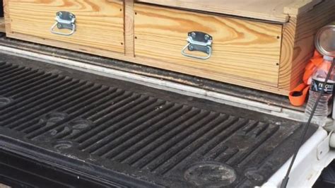 Diy Truck Bed Storage Box : Homemade Truck Bed Drawers Youtube - Just lie down a comforter and ...