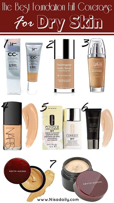 The Best Foundation Full Coverage For Dry Skin 2019 | Best foundation for dry skin, Foundation ...