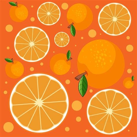 Seamless Orange Slice Background 1132896 Vector Art at Vecteezy