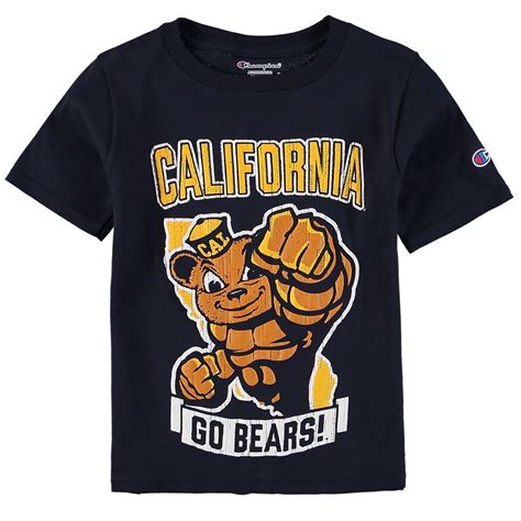 Champion Cal Bears Youth Navy Strong Mascot T-Shirt