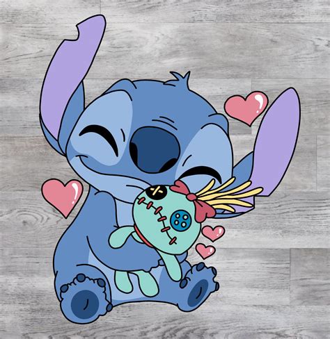 Stitch and Scrump Sticker Stitch Sticker Scrump Sticker | Etsy