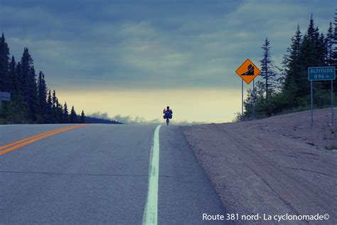 Route des montagnes - Québec en vélo couché - La cyclonomade