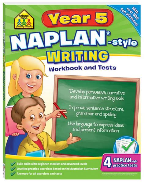 School Zone NAPLAN-Style Workbook and Tests - Year 5: Writing (9781743084588) Educational ...