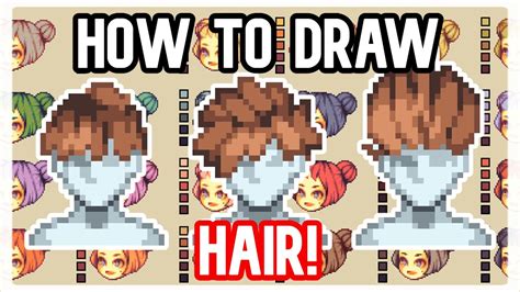 Pixel Art Hair Tutorial - Best Hairstyles Ideas for Women and Men in 2023