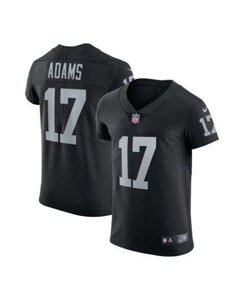 Nike Davante Adams Black Las Vegas Raiders Vapor Elite Jersey for Men ...