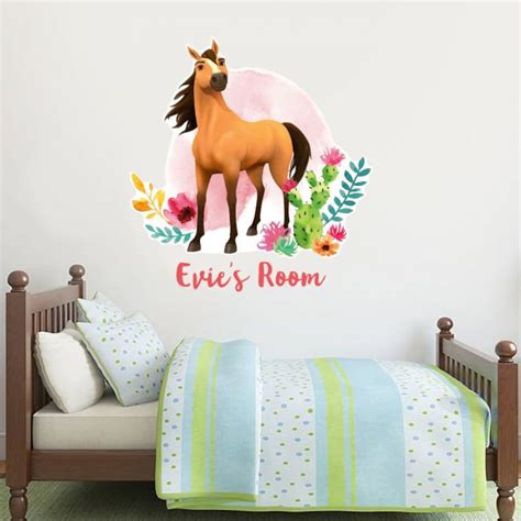 Spirit Riding Free Spirit Personalised Wall Sticker - Etsy