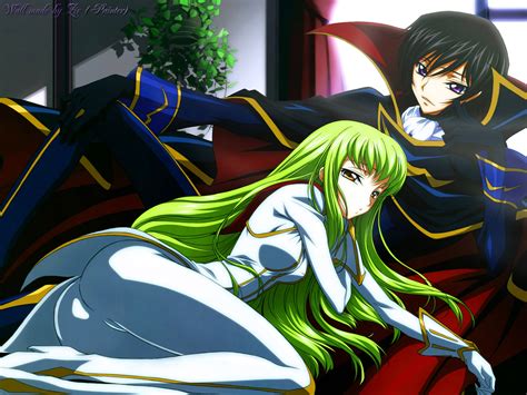 Wallpaper : illustration, anime, Code Geass, Lamperouge Lelouch, cartoon, comics, C C, 2048x1536 ...