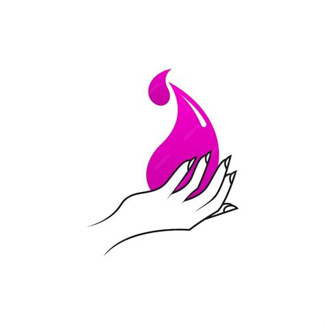 Premium Vector | Charity hand logo design template