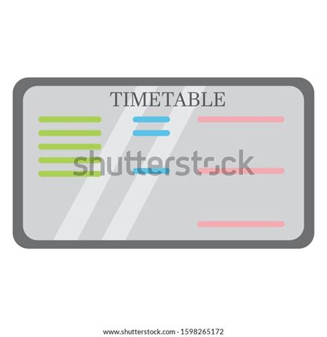 Airport Timetable Clip Art Design Vector Stock Vector (Royalty Free) 1598265172 | Shutterstock