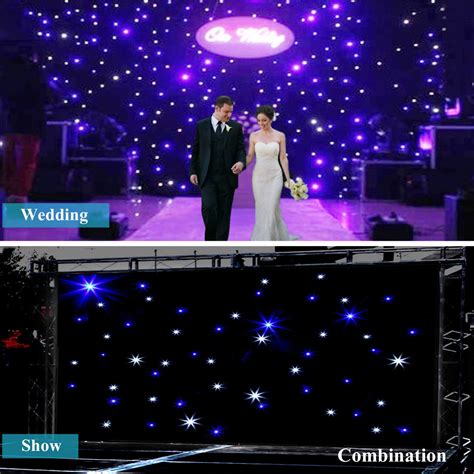 New 20 x10 ft Stage Lighting Star LED Backdrop Wedding Party Curtain Retardant | eBay