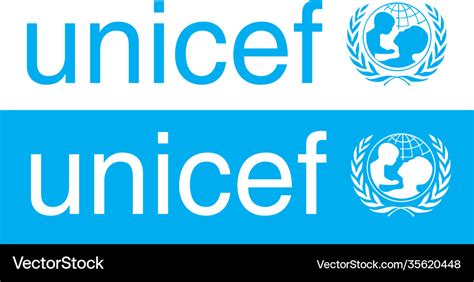 Unicef logo image eps Royalty Free Vector Image