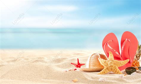 The Cool Background Of The Beach Summer Download Free | Banner Background Image on Lovepik ...