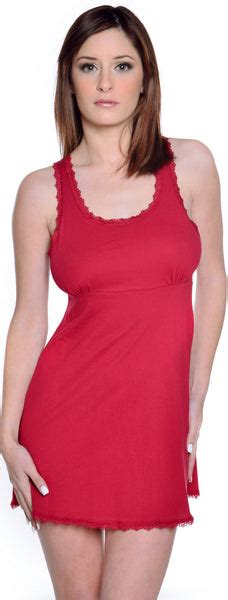 Women's Plus Size Cotton Chemise with Lace #4074x (1x-3x) – shirleymccoycouture