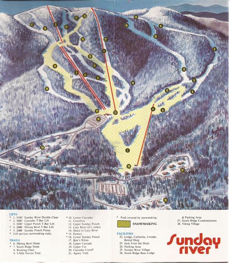 Sunday River Ski Resort Map