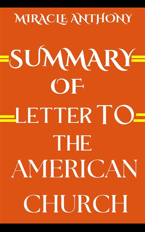 Summary And Analysis Of Letter to the American Church By Eric Metaxas ...