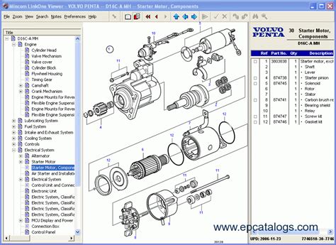 Volvo Penta EPC II Spare Parts Catalog Download