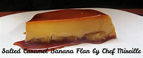 Salted Caramel Banana Flan - The Schizo Chef