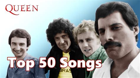 Top 10 Queen Songs (50 Songs) Greatest Hits (Freddie Mercury) - YouTube