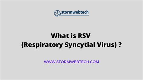 What Is RSV And How Is It Caused ? The Symptoms Of RSV