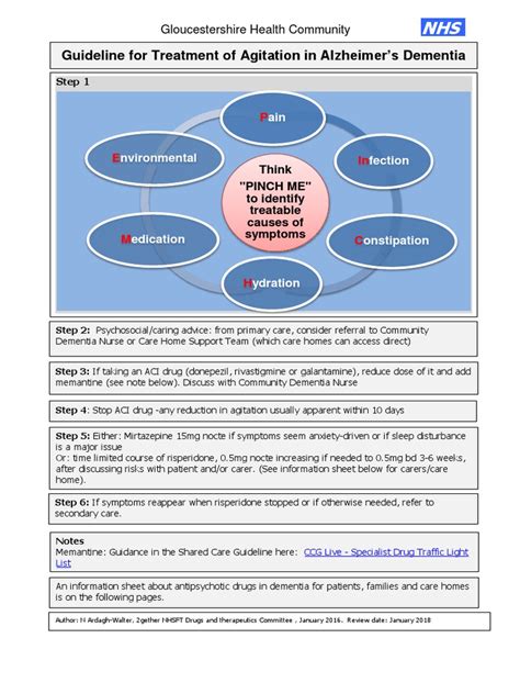 Dementia Agitation Pathway | PDF | Antipsychotic | Dementia