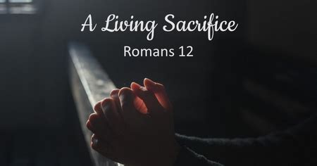 Sermon: A Living Sacrifice – Sound Teaching