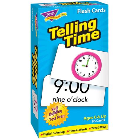 Telling Time Skill Drill Flash Cards - T-53108 | Trend Enterprises Inc. | Flash Cards