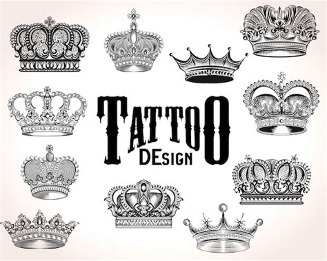 27 Crown Tattoo Design Crown Tattoo Svg Crown Tattoos King - Etsy