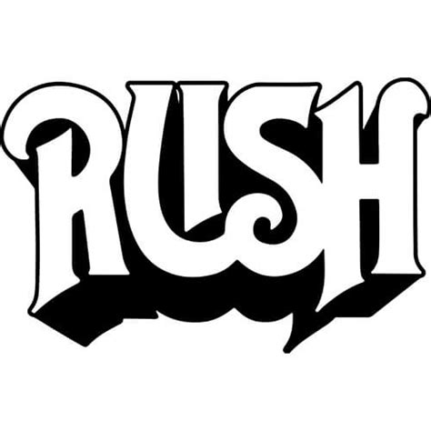 Rush Decal Sticker - RUSH-BAND-LOGO-DECAL - Thriftysigns