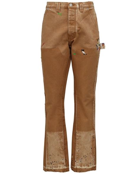 GALLERY DEPT. La Flare Tan Carpenter Jeans in Brown for Men | Lyst