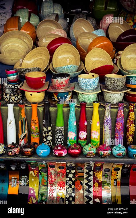 Souvenir shop, central Market, Hoi An, Vietnam Stock Photo - Alamy