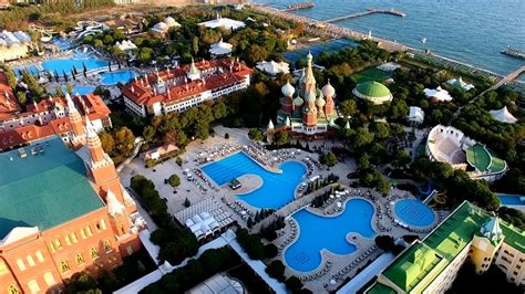 4K UHD Video- WOW Kremlin Palace Antalya From The Air - YouTube