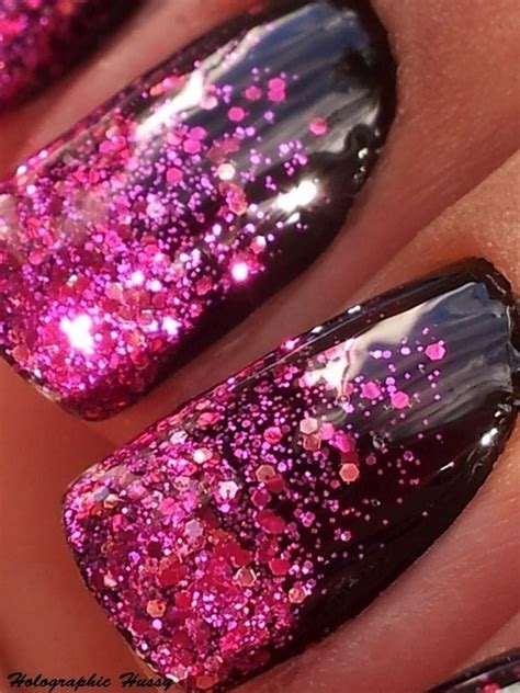 Pink Sparkle Glitter Nail Art Pictures, Photos, and Images for Facebook, Tumblr, Pinterest, and ...