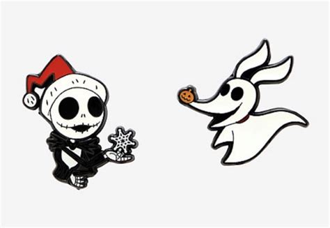 Nightmare Before Christmas Jack & Zero Pin Set at Hot Topic - Disney ...